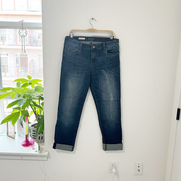 Kut From the Kloth Boyfriend Crop Jeans Size 10 - Picture 1 of 6